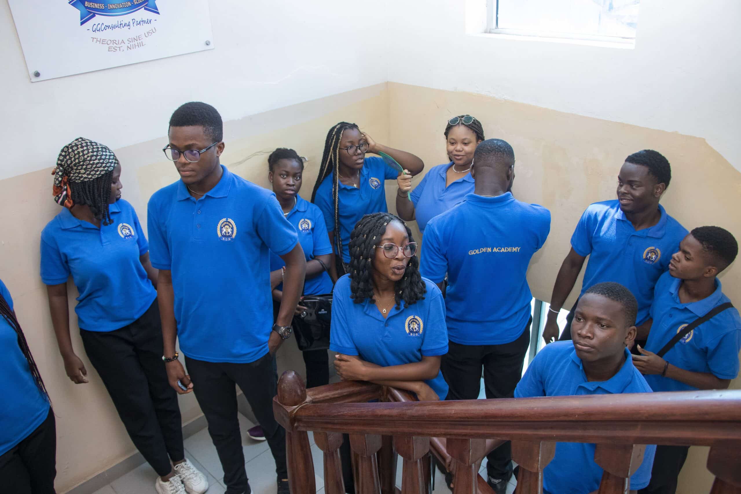 étudiants de GOLDEN ACADEMY, université privée au Bénin